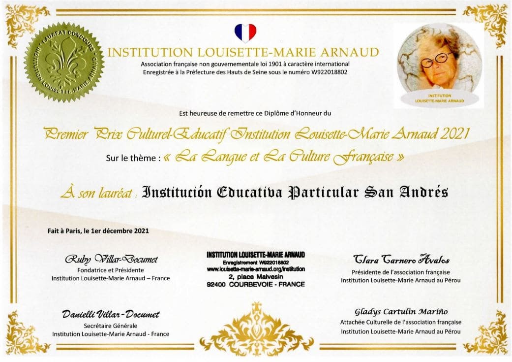 Diploma Concurso Francés